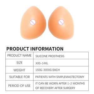 Enorme Prothetische Siliconen Borstplaat Oversized Prothetische Borstvorm Kunstmatige Siliconen Prothetische Borsten - Product Image 2