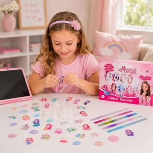 Personalized Headband Making Kit Girls Hair <b>Clips</b> <b>Bows</b> Butterflies Gems Glue Dots Creative Craft Toy Present Set - Product Image 2