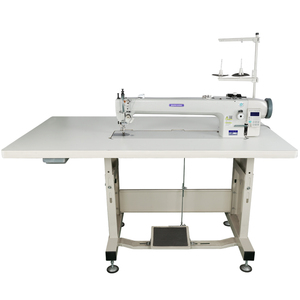 0303D Automatic Single Needle Flat Bed Long Arm Upholstery Industrial <b>Walking</b> Foot Leather Sewing <b>Machine</b> for Sale - Product Image 1