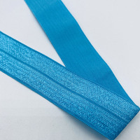 Bande élastique repliée pour vêtements Bonne solidité des couleurs Bande de reliure à biais Bordure de couture pour sous-vêtements vêtements