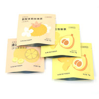 Sachets d'emballage alimentaire composites imprimés en feuille d'aluminium, étanches, scellés sur 3 côtés, thermoscellables, mats, pour thé et sucre, couleur personnalisée