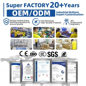 高品質IP402ピン4ピン瞬時押しボタンスイッチ工業用16MMプラスチック正方形押しボタンスイッチ - Product Image 6