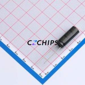 Condensateur électrolytique en aluminium à montage traversant ME400M270LO8*20TA-1B3EtH, montage traversant, D8xL20mm 27uF 20% 400V 2000hrs-105 ℃ - Product Image 2