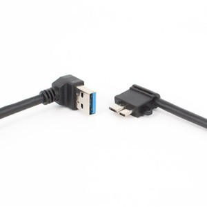 Usb3.0 Elbow Data <b>Cable</b> Right Angle Micro Usb <b>For</b> <b>Computer</b> Pure Copper Shielded Pvc Jacket - Product Image 2