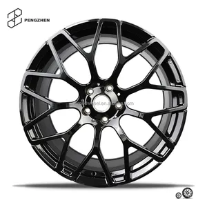 PengZhen classic gloss black Multi Spoke 5x130 19 20 21 22 23 24 custom passenger car wheels rims for Mercedes Benz G class