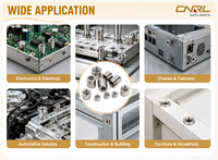 Entretoise ronde filetée femelle-femme en acier inoxydable M3 pour montage de carte mère PCB, vente en gros, direct usine