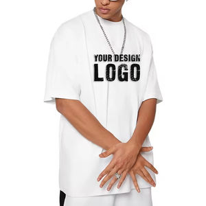 Outdoor Casual Drop Shoulder Solid Color Loose Men's <b>T</b> <b>Shirt</b> High Quality Cotton Breathable Half Sleeve Oversized Mens <b>T</b> <b>Shirts</b> - Product Image 5