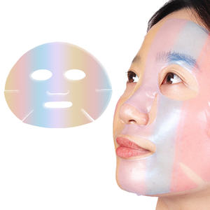 Masque hydrogel blanchissant de marque privée OEM Acide hyaluronique <span class=keywords><strong>Aquagel</strong></span> Masque en feuille arc-en-ciel Vitamine C - Product Image 6