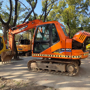 Miniexcavadora usada Doosan DH55/DH60/DH70/DH75/DH80 de 8 toneladas con motor Doosan, lista para enviar, máquina de segunda mano de alta calidad en venta. - Product Image 1