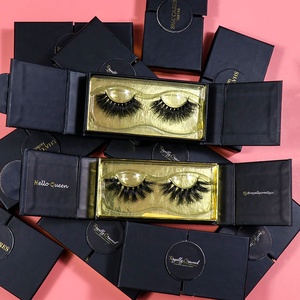 Marque priv&eacute;e Nouveau Style Marbre Folio Bo&icirc;te &agrave; Cils Magn&eacute;tique Dramatique 25mm Fournisseur de Cils De <strong>Vison</strong> - Product Image 1