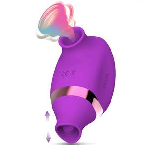 Jouet de plaisir pour femmes adultes, masturbation vaginale et clitoridienne, succion, deux en un, vibrateur en silicone à double téton, marque OEM - Product Image 1