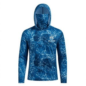 Sudadera de Pesca con Estampado Personalizado de Alta Calidad, con Máscara Facial, Manga Larga, Protección UPF 50, Anti-UV - Product Image 1