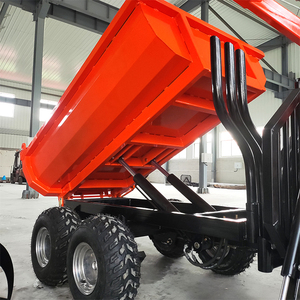 Mới đến ttpt34 3.4m gỗ ATV Tipping Trailer nâng cẩu log vật lộn - Product Image 4