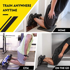Sangle de curl pour les ischio-jambiers réglable Wellshow, squats espagnols, équipement de fitness à domicile, curls nordiques, entraînement abdominal - Product Image 6