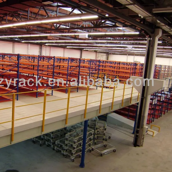 China manufacturer stainless steel storage attic rack shelves heavy duty storage mezzanine racking