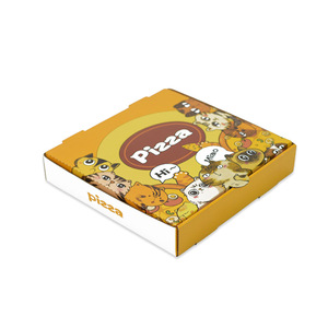 2025 Phong Cách Mới Vuông Bát Giác Tam Giác Thực Phẩm Sóng Tùy Chỉnh In Kích Thước Bánh <span class=keywords><strong>Pizza</strong></span> Thiết Kế Bánh <span class=keywords><strong>Pizza</strong></span> Hộp Với Logo - Product Image 2