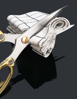 Ciseaux ménagers ultra-affûtés de 7 pouces, en acier inoxydable, pour la cuisine quotidienne, la couture et les travaux multi-usages
