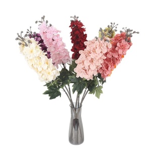 Fleurs artificielles en soie Delphinium et <span class=keywords><strong>Jacinthe</strong></span> de 82 cm pour mariages, cérémonies, plafonds de salles, décoration douce, fournitures florales de Noël - Product Image 5