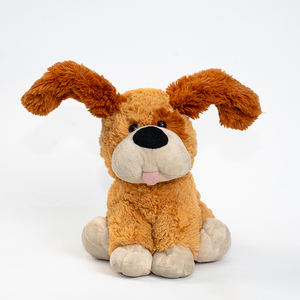 Mode électrique <span class=keywords><strong>chien</strong></span> en peluche chiot <span class=keywords><strong>jouet</strong></span> pour enfants marche aboie hoche la tête avec queues de waggling couette PP coton remplissage pour les fêtes - Product Image 1