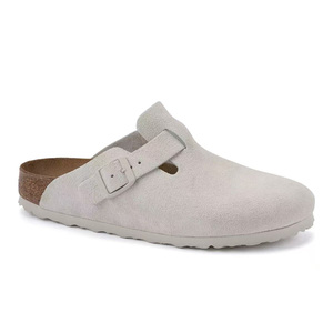 Venta caliente Birkenstocks <span class=keywords><strong>Zapatos</strong></span> Hombres y mujeres Zapatillas para caminar con suela de corcho de doble botonadura Zapatillas de cuero Birkenirstocks - Product Image 1