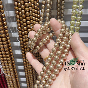 Perles <span class=keywords><strong>en</strong></span> verre soufflé imitation cristal 8 mm, perles <span class=keywords><strong>en</strong></span> vrac faites à la main pour la fabrication <span class=keywords><strong>de</strong></span> bijoux DIY - Product Image 6