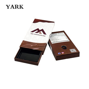 Boîte d'emballage de barre chocolatée résistante aux enfants, écologique, à l'épreuve des enfants, recyclable, personnalisable, en carton de marque - Product Image 1