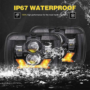 Proyector de Faros LED Cuadrados MS-5798 de 5x7 Pulgadas para Modelos Jeep con Luz Alta/Baja Sellada 7x6, Compatible con <span class=keywords><strong>Ford</strong></span>, Chevy, GMC, Toyota, Nissan, Dodge - Product Image 3
