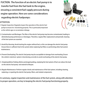 Pompe à carburant électrique P4601HP 12V <span class=keywords><strong>éthanol</strong></span> m<span class=keywords><strong>éthanol</strong></span> Diesel essence 12V DC 100 GPH débit libre 14-16 PSI pression Compatible pour <span class=keywords><strong>BMW</strong></span> - Product Image 6