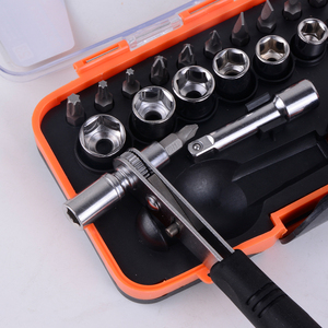 Shind 94475 nhiều thay thế tuốc nơ vít Ổ cắm Bit có thể thay đổi dụng cụ cầm tay 23PCS Ratchet tuốc nơ vít ổ cắm bit Bộ - Product Image 2