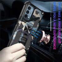 Camouflage Motif Armure Béquille Mobile Téléphone étui pour samsung A36 A56 A15 A06 A16 Housse De Protection S25 S24 S23 FE Ultra Plus