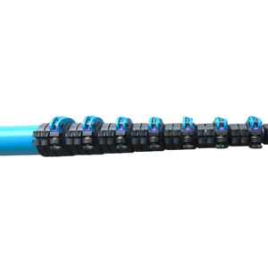 <span class=keywords><strong>Perche</strong></span> de nettoyage télescopique en fibre de carbone anti-rayures, isolée et non conductrice pour le nettoyage des chauffe-eau solaires et des capteurs thermiques - Product Image 3