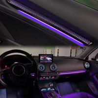 Luz Ambiental Dinámica de 64 Colores para Audi A3 S3 8V 2013-2020, Accesorios de Actualización de Iluminación Interior para Automóvil, Luz de Ventilación