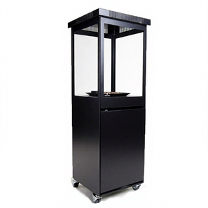 Calentador de Propano Estilo Europeo al por Mayor, Estufa Comercial Cuadrada para Exteriores, Brasero de Leña y Gas, para Hotel, Cafetería, Ecológico, con Certificación CE - Product Image 1