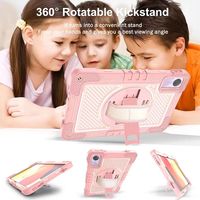 Housse de protection en matériau PC durable pour tablette Redmi Pad SE 11 Housse robuste avec support rotatif et dragonne
