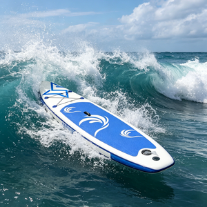 Planche gonflable antidérapante et respectueuse de la peau, résistante au soleil, élégante, pour les loisirs aquatiques, idéale pour les vacances en bord de mer et les sports nautiques - Product Image 3
