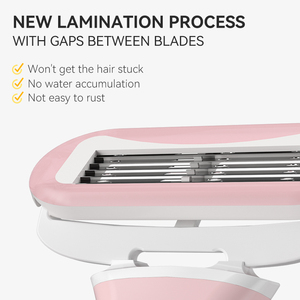 Rasoir pour femmes à 5 lames, manche en plastique et caoutchouc recyclés - Product Image 4