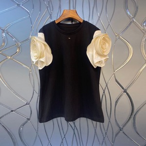 T-shirt décontracté ample à col rond et manches courtes pour femme, nouvelle collection été 2026, vente en gros pour boutiques - Product Image 2