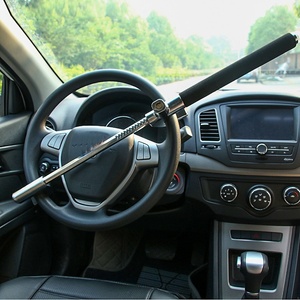 Candado de Volante en Forma de U, Retráctil y Ajustable, de Acero Inoxidable, <span class=keywords><strong>para</strong></span> Defensa Personal en el Automóvil, Superventas Transfronterizo - Product Image 3