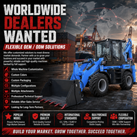 Chargeuse-pelleteuse FULCORE de norme internationale avec godet de 0,3 m³, entretien facile pour travaux agricoles