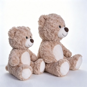 Juego de peluches de ositos de peluche personalizados, Par de ositos de peluche, Juego de ositos de peluche con pelo rizado, Peluche de osito madre e hembra - Product Image 1