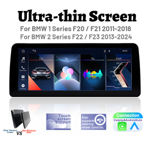 Navigatore GPS con Sistema Linux, Lettore DVD Multimediale per Auto da 12,3 Pollici per Serie 1 2 <span class=keywords><strong>F20</strong></span> F21 F22 F23 <span class=keywords><strong>2011</strong></span>-, Android Auto Wireless Carplay - Product Image 1
