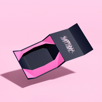 Boîtes cadeaux rigides en carton magnétique sur mesure, écologiques, en matériaux recyclés, emballage pour chaussettes, design personnalisé