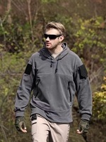 Neuer Herren Taktischer Kapuzenpullover, Outdoor Polartec Fleece Pullover, Winddichte Warme Winterjacke, Jagd- und Klettermantel