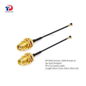 <span class=keywords><strong>Cable</strong></span> de conexión coaxial pelado MHF4 interno de alta calidad de 10cm 15cm 20cm IPx para antenas de comunicación con RF137 RF113 - Product Image 2