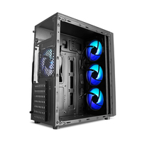 Gabinete para Juegos 320-2 con Ventiladores RGB, Gabinete ATX para PC de Juegos, Gabinete Gamer RGB, Boitier PC Gamer