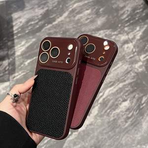 Funda de Cuero Multicolor con Ventana Grande para iPhone 12 Pro Max, Estilo Influencer 2026 - Product Image 4