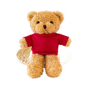 Fabriek Hoge Kwaliteit Hete Promotie Pluche Teddybeer Met Gedrukt Logo Op T-Shirt Gepersonaliseerde Custom T-Shirt Knuffel Dier - Product Image 2