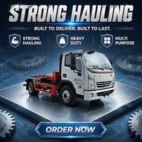 Camion compacteur de déchets à bras hydraulique détachable SAIC Yuejin Yellow Card pour garage souterrain, Euro 3 Diesel