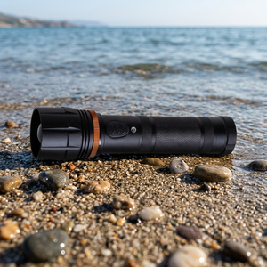 1100LM High-<b>Brightness</b> Aluminum LED Flashlight with IP66 Waterproof and 6000K Daylight - Product Image 1