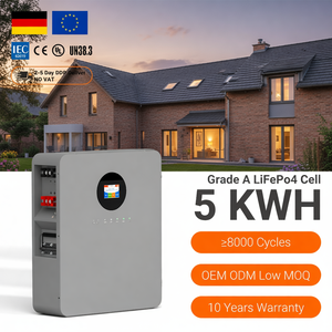 LITHTECH <b>48v</b> 100ah Lifepo4 <b>Batteries</b> Energy Storage for Hybrid Solar System With Smart BMS Higher Capacity - Product Image 1